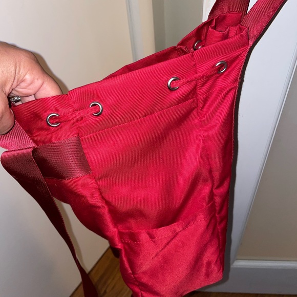 Red MINISO Mini Backpack Tote Bag - Picture 7 of 9